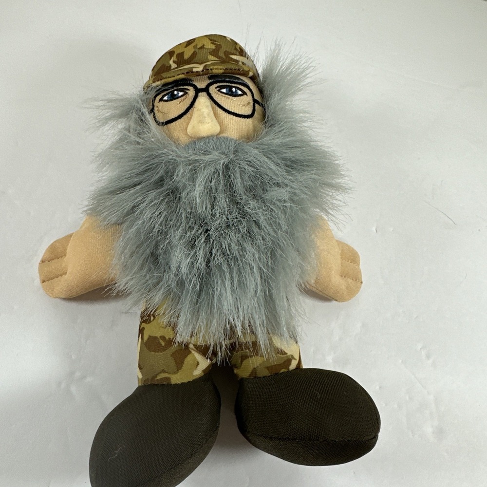 A&E Duck Dynasty  8" Talking Si Robertson Plush Stuffed Toy Doll 2013 Works